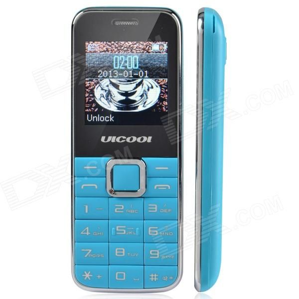 Celular ULCOOL Q3 Fashion GSM Bar Phone w/ 1.4