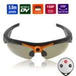 A 170 Filmadora óculos esportivo HD Viewing 5.0M Pixels 720