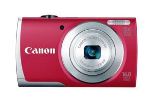 Canon PowerShot A2500 16,0 MP Câmera Digital - Vermelho